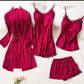 4 Piece Nightwear (RED)