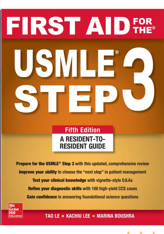 FIRST AID FOR THE USMLE STEP 3)